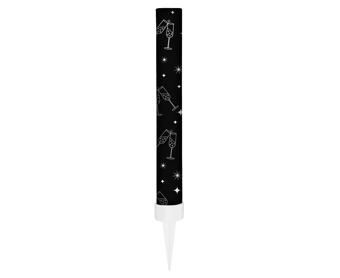 Party fountain "18" Birthday 12 cm/ 1 pc., black